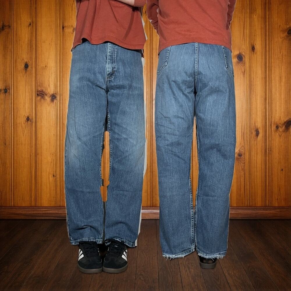 Wrangler 42x30 Y2K Jeans Blue Regular